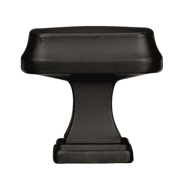 Revitalize Square Knob 1-1/4" Black Bronze