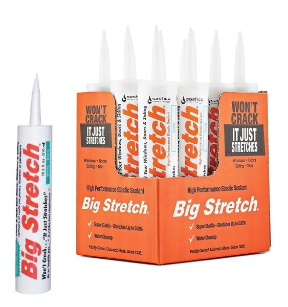 SASHCO Big Stretch Clear Caulking 10.5oz