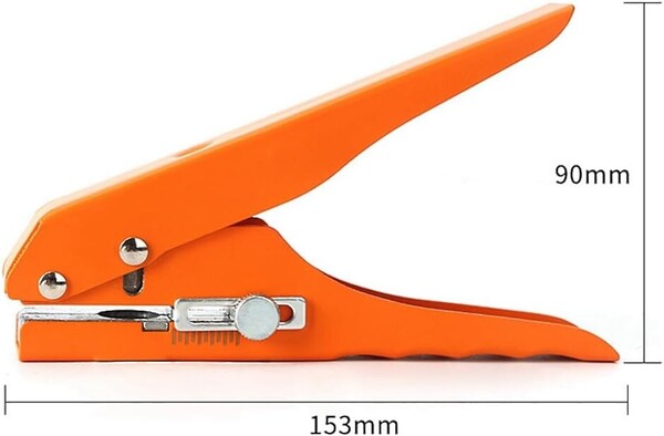 Screw cover cap cutting tool for 15mm diameter
