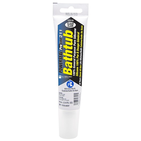 Silicone Powerseal 212 Tub & Tile White 90ml