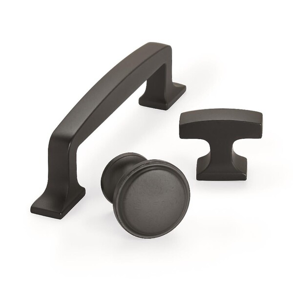 Westerly - Knob 1-5/16" SQ Knob Black Bronze