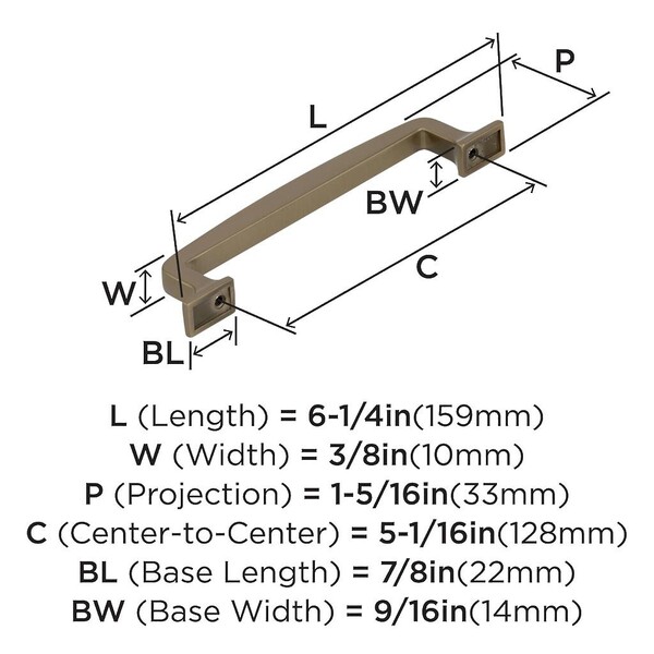 Westerly - Pull 128mm CC Golden Champagne 