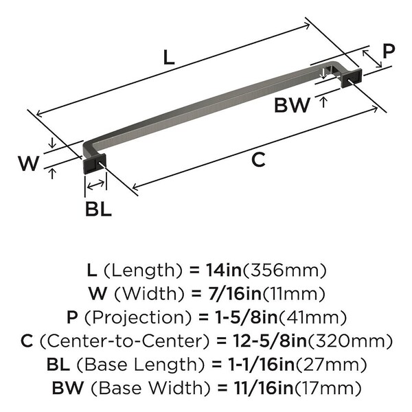 Westerly Pull 320mm CC Graphite