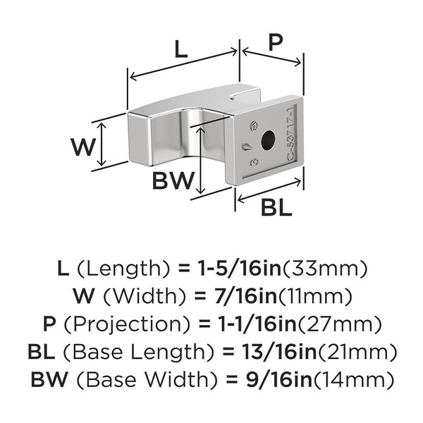 Westerly T-Knob Polished Chrome